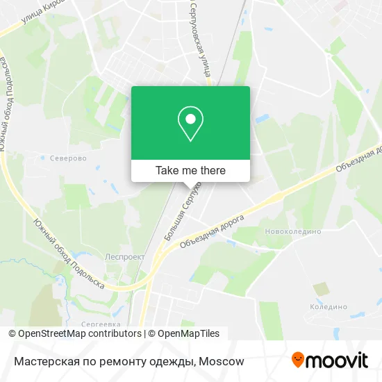 Мастерская по ремонту одежды map