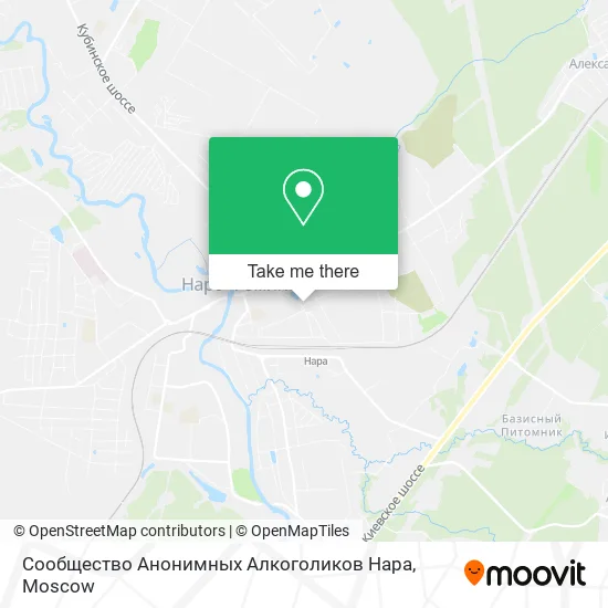 Сообщество Анонимных Алкоголиков Нара map