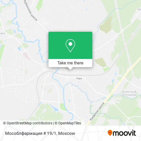 Мособлфармация # 19/1 map