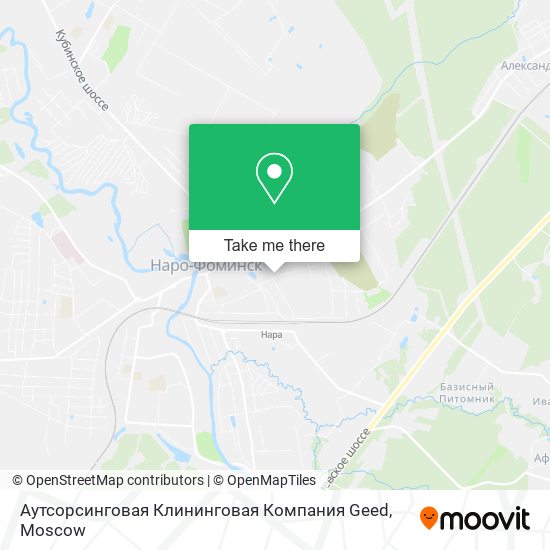 Аутсорсинговая Клининговая Компания Geed map