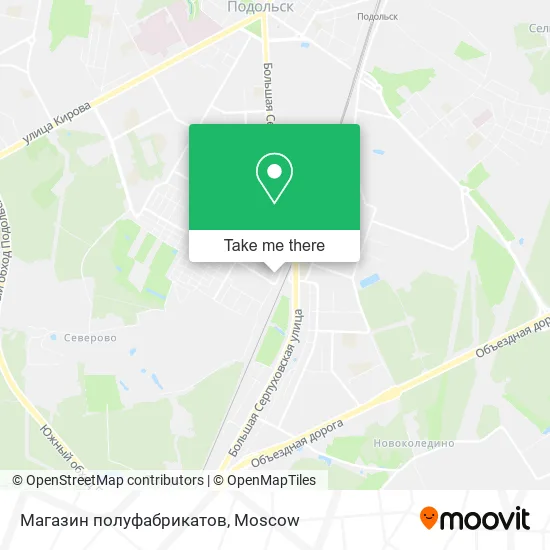 Магазин полуфабрикатов map