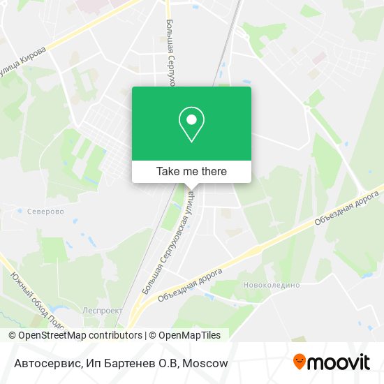 Автосервис, Ип Бартенев О.В map