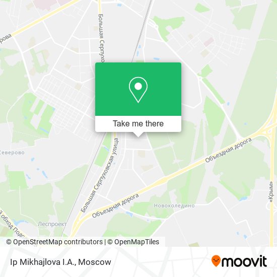 Ip Mikhajlova I.A. map