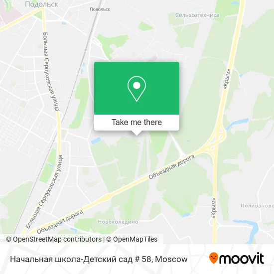 Начальная школа-Детский сад # 58 map