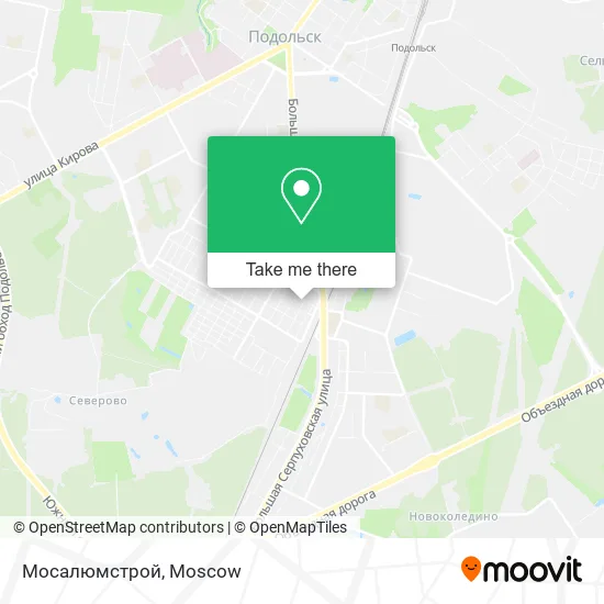 Мосалюмстрой map