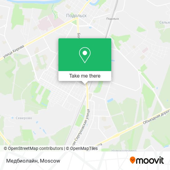 Медбиолайн map