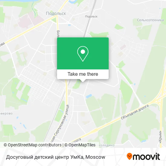 Досуговый детский центр УмКа map