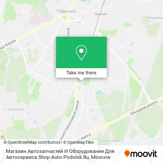 Магазин Автозапчастей И Оборудования Для Автосервиса Shop-Auto-Podolsk.Ru map