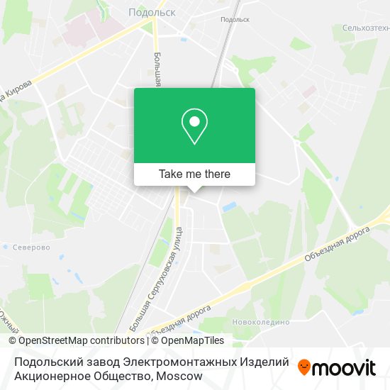 Подольский завод Электромонтажных Изделий Акционерное Общество map