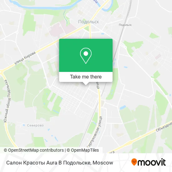 Салон Красоты Aura В Подольске map
