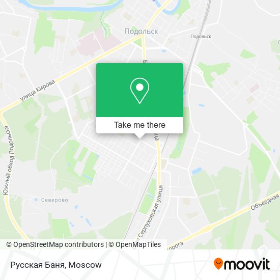 Русская Баня map