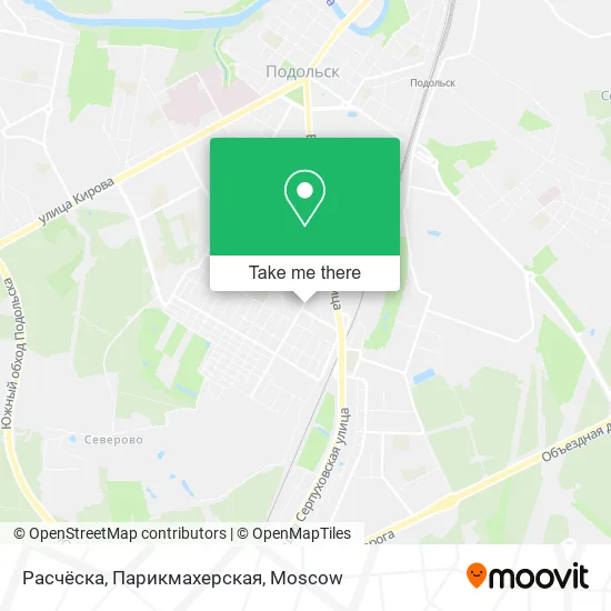 Расчёска, Парикмахерская map
