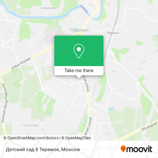 Детский сад 8 Теремок map