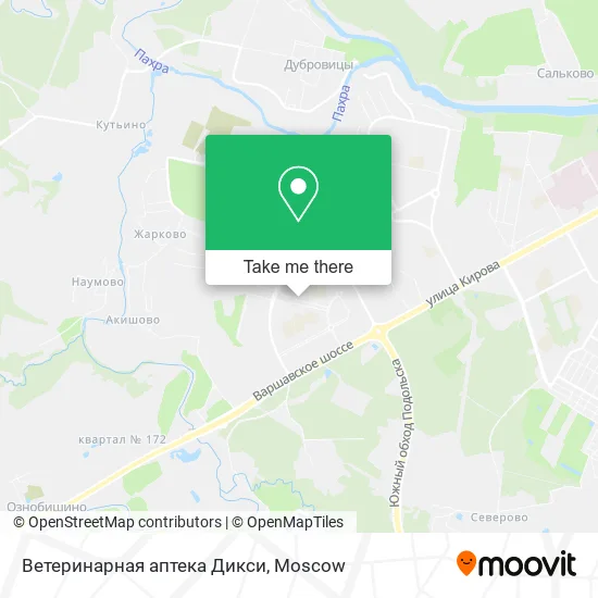 Ветеринарная аптека Дикси map