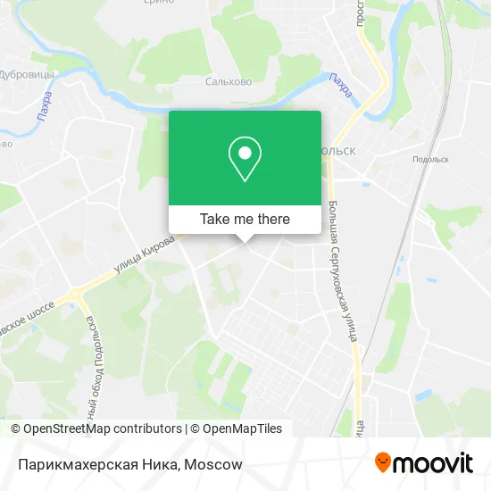 Парикмахерская Ника map