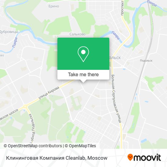 Клининговая Компания Cleanlab map