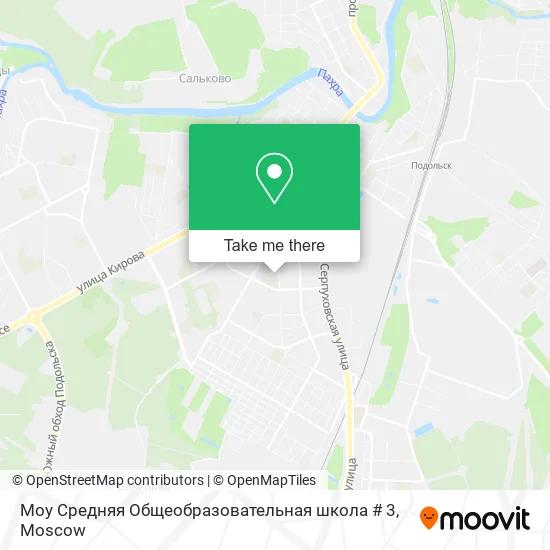 Моу Средняя Общеобразовательная школа # 3 map