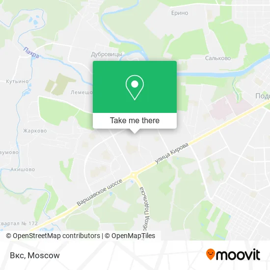 Вкс map