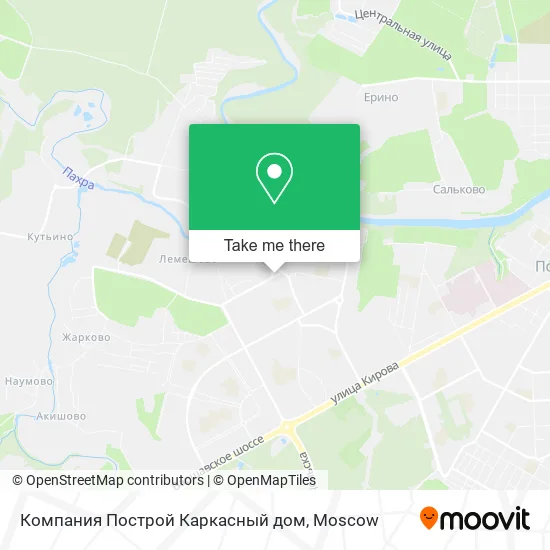 Компания Построй Каркасный дом map