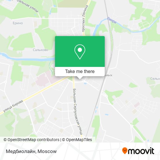 Медбиолайн map
