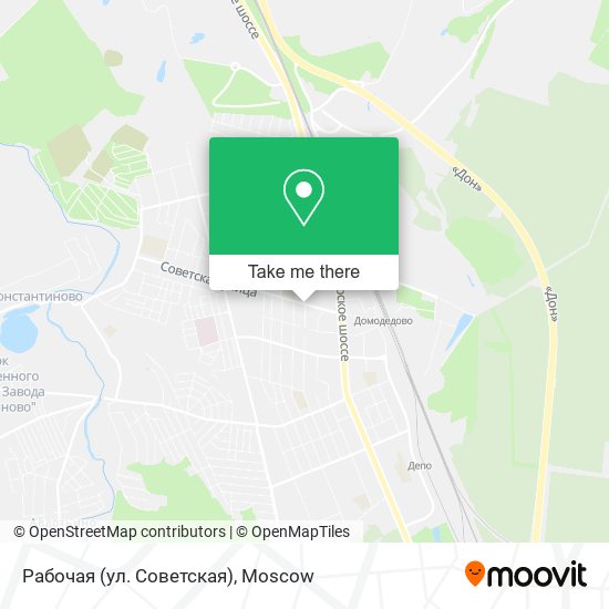 Рабочая (ул. Советская) map