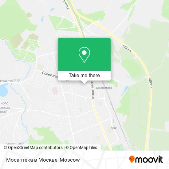 Мосаптека в Москве map