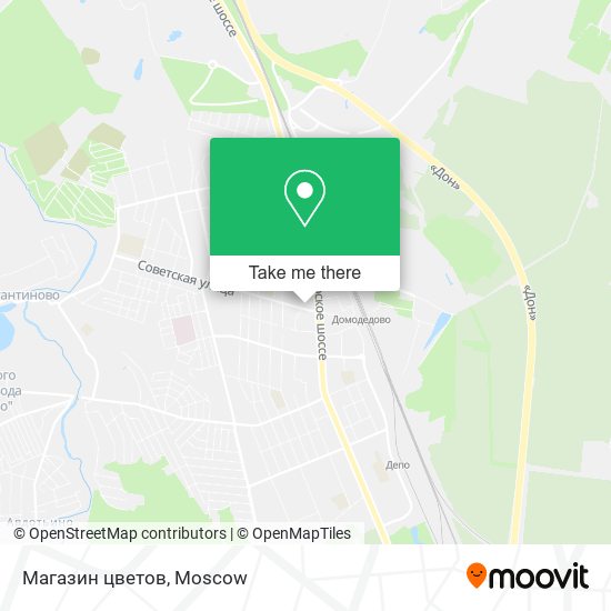 Магазин цветов map