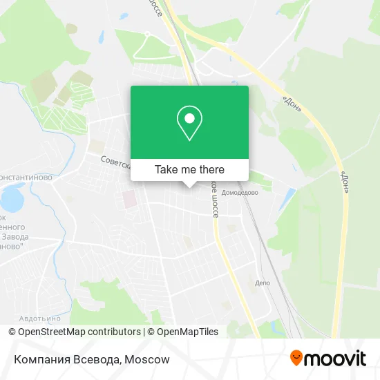 Компания Всевода map