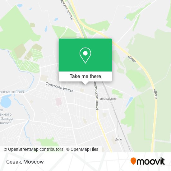 Севак map