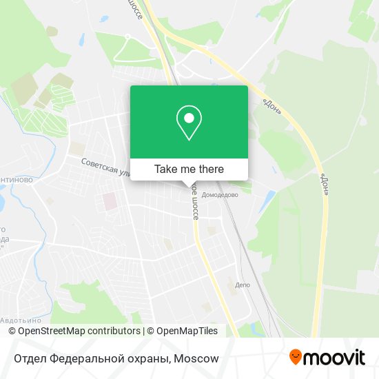 Отдел Федеральной охраны map