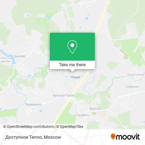 Доступное Тепло map