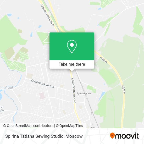 Spirina Tatiana Sewing Studio map