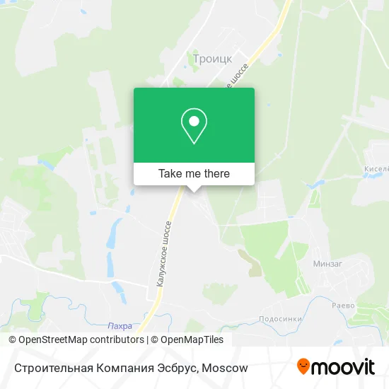 Строительная Компания Эсбрус map