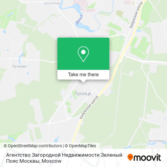 Агентство Загородной Недвижимости Зеленый Пояс Москвы map