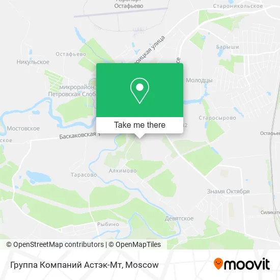 Группа Компаний Астэк-Мт map