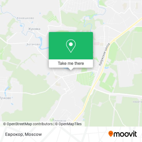 Еврокор map
