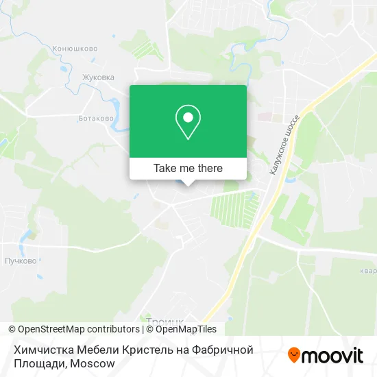 Химчистка Мебели Кристель на Фабричной Площади map