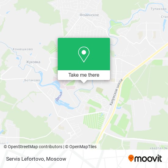 Servis Lefortovo map