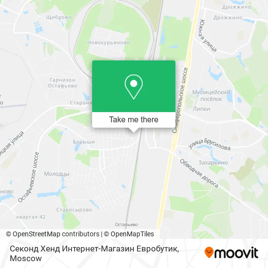 Секонд Хенд Интернет-Магазин Евробутик map