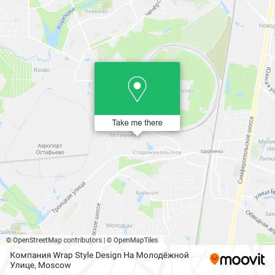 Компания Wrap Style Design На Молодёжной Улице map