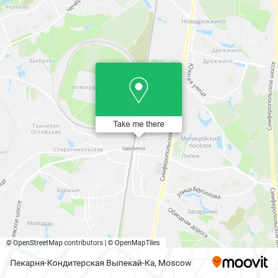 Пекарня-Кондитерская Выпекай-Ка map