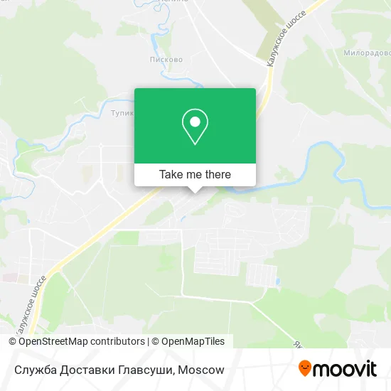 Служба Доставки Главсуши map