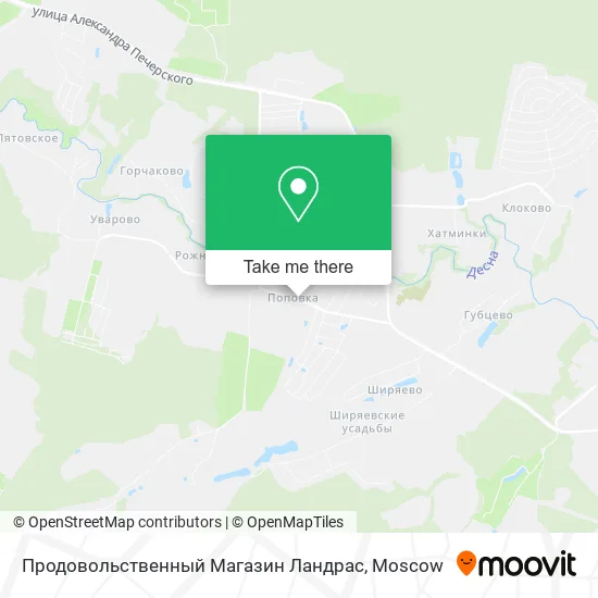 Продовольственный Магазин Ландрас map