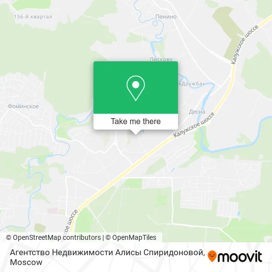 Агентство Недвижимости Алисы Спиридоновой map