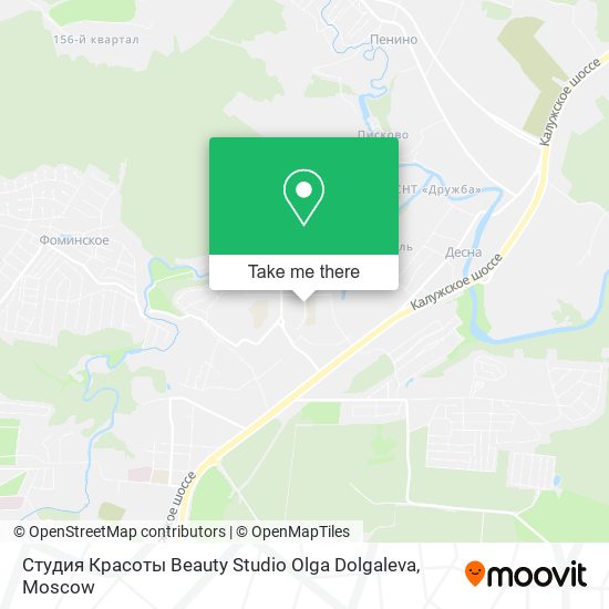 Студия Красоты Beauty Studio Olga Dolgaleva map