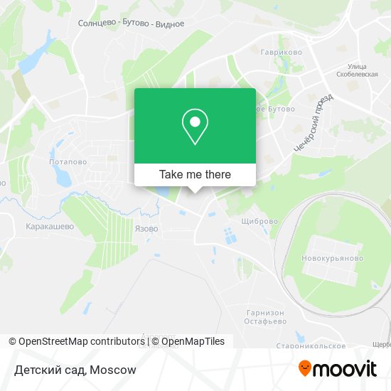Детский сад map
