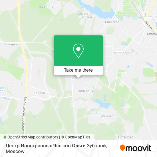 Центр Иностранных Языков Ольги Зубовой map