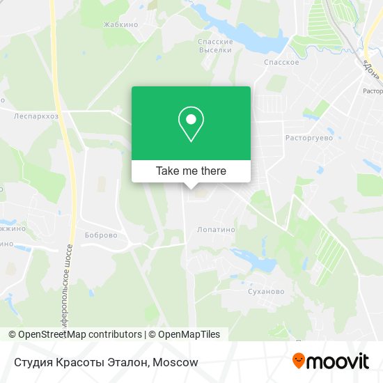 Студия Красоты Эталон map