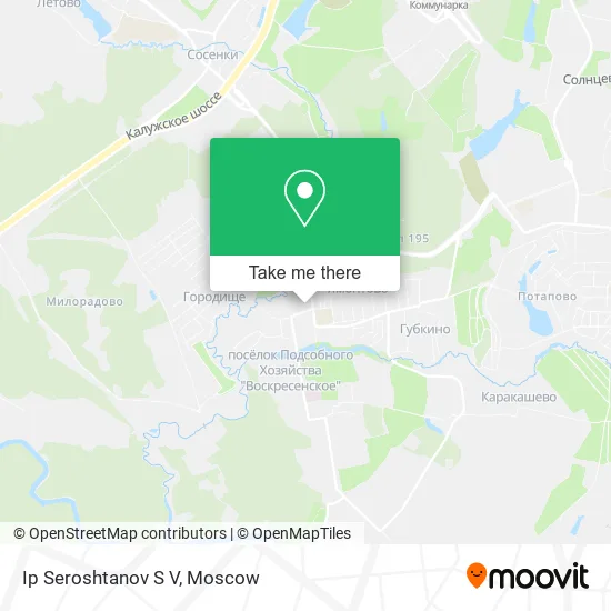 Ip Seroshtanov S V map