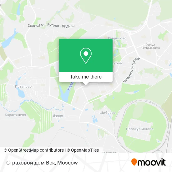 Страховой дом Вск map